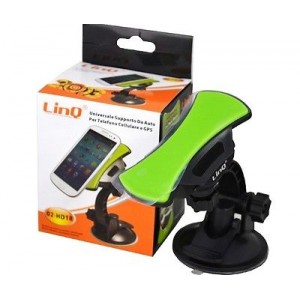 SUPPORTO DA AUTO PER CELLULARI APPLE SMARTPHONE GPS MP3 MP4 LINQ 02-HD18